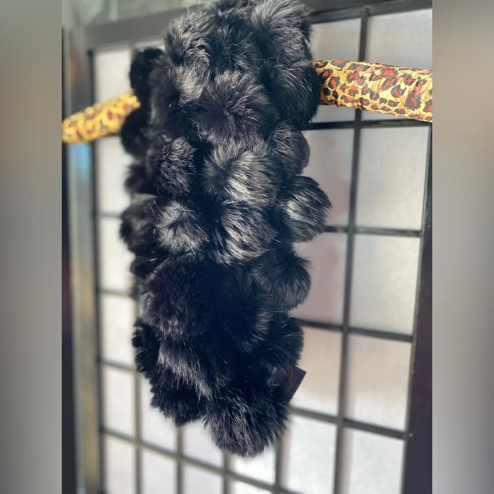 Adrienne Landau Angora Fur Snood